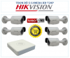 TRỌN BỘ 5 CAMERA HIKVISION HD TVI 720p - anh 1